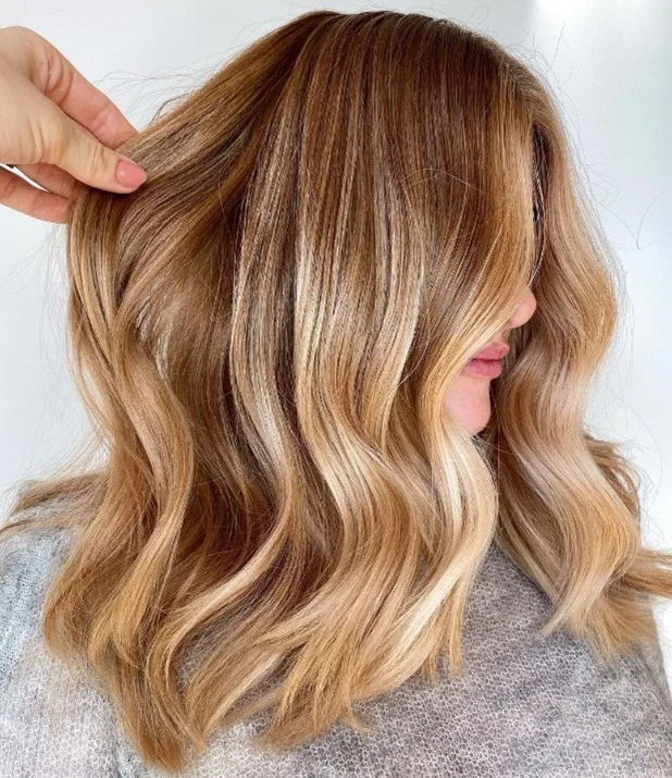 Honey blonde