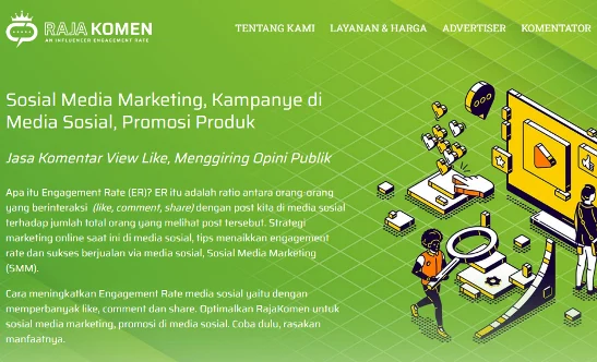 Percayakan Layanan Sosial Media Marketing Paling Ampuh dan Efektif kepada RajaKomen